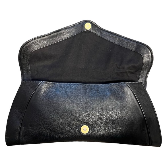 See By Chloé black with gold leopard print clutch bag. Mob wife - Picture 4 of 12